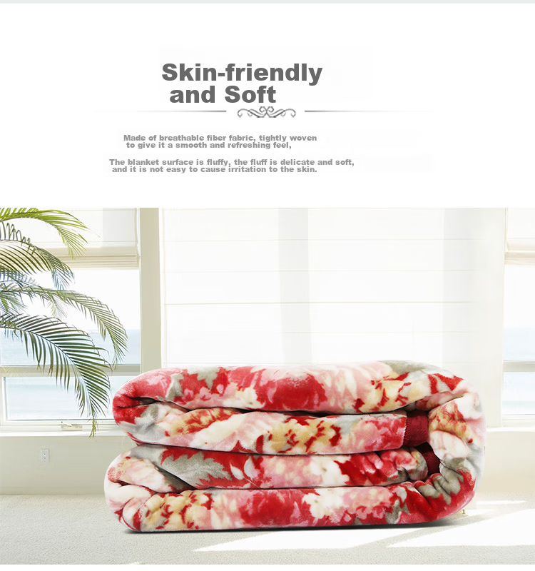 FUANNA Home Textile Blanket, Flannel Throw, Nap Blanket, Air Conditioning Blanket, All-Season Throw, Zuoyan Huakai 1.8*2m 3