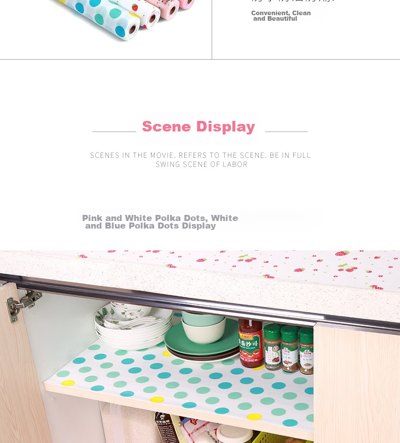Gongxun Kitchen Oil-Proof Sticker, Stove Countertop Film, Drawer Liner, Self-Adhesive Wallpaper, Jazz White, 0.6*10 Meters 4