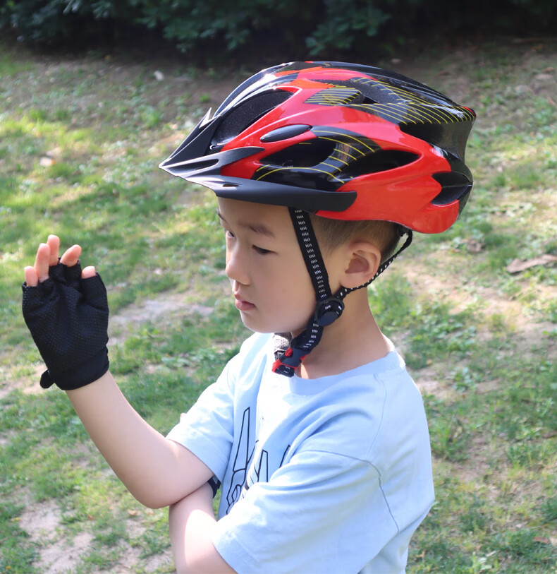 Osagie Ot8 Children's Bicycle Helmet, One-Piece Molding Cycling Helmet, Balance Bike Wheel Skating Safety Helmet, Bicycle Equipment, Black 3