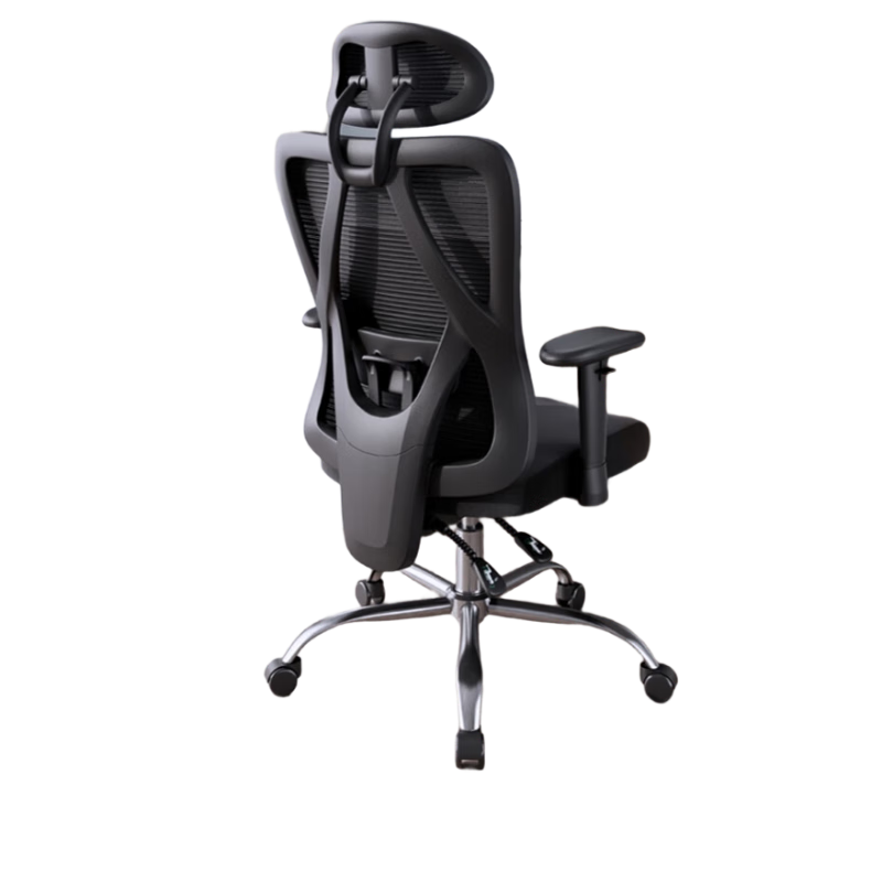 Deli KF221 Ergonomic Chair Office Chair Computer Chair with Headrest Adjustable Armrests Alloy Feet Premium Versio