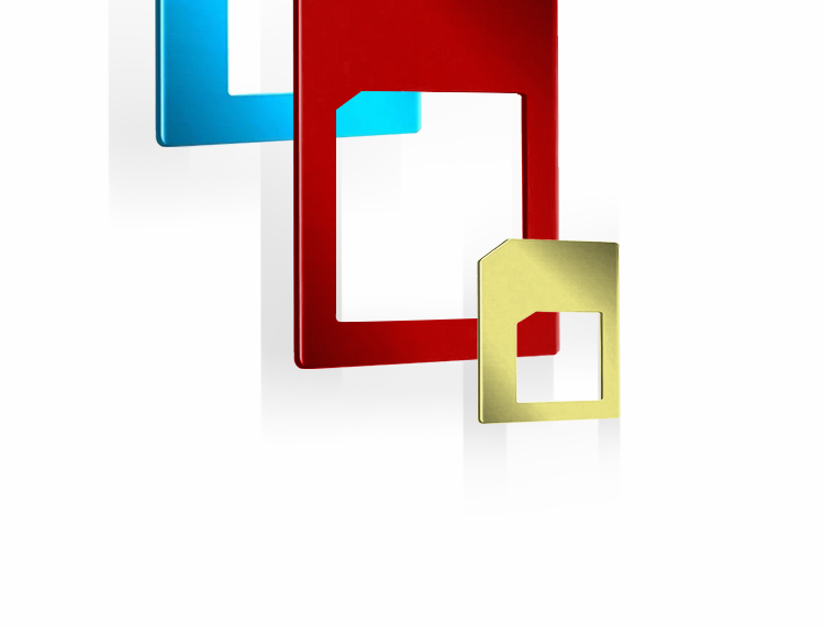Snowkids SIM Card Adapter Kit with Micro/Nano Card Slot for iPhone 4S/5S/6/6S/7/7 Plus, Samsung/Huawei/Meizu, etc. 5