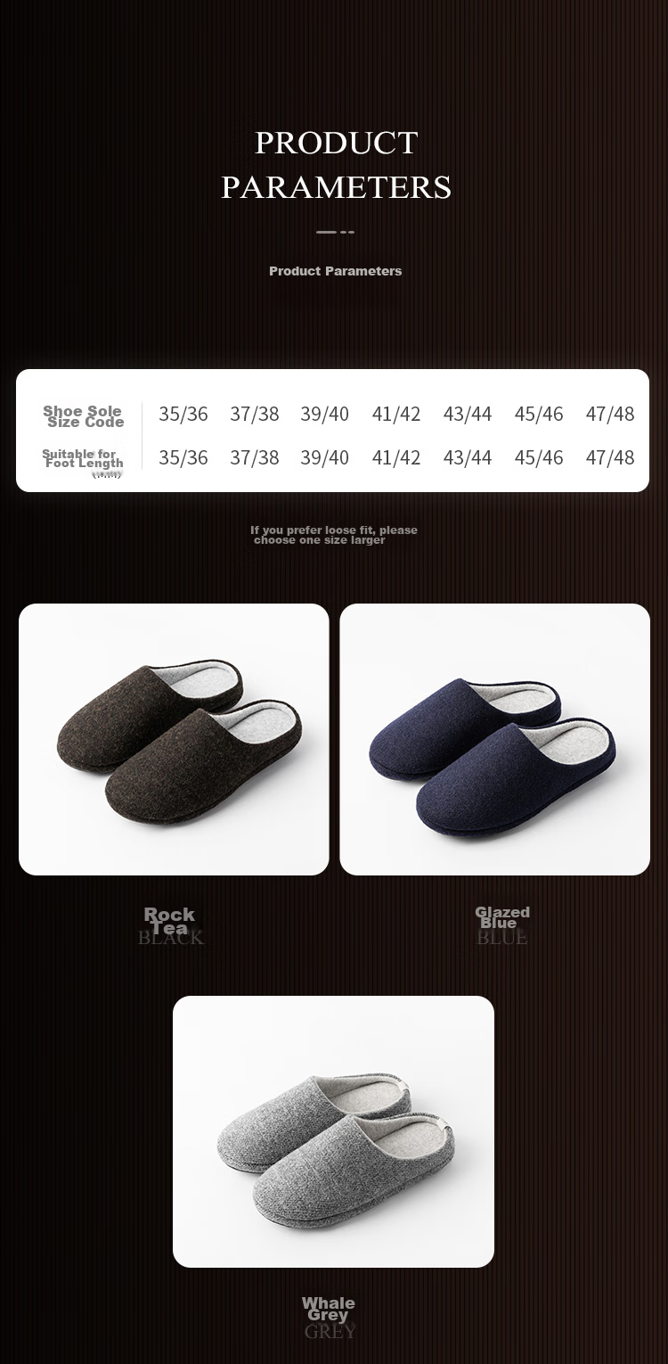 NEIBO [Super Comfortable] Latex Cotton Slippers for Women, Winter Indoor Home Use, Non-Slip, Odor-Resistant, Rubber Soft Sole, Wool Powder, Size 40 3