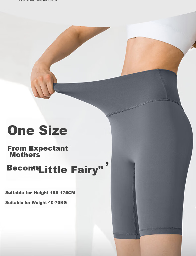 XUEXIMAN Yoga Pants for Women, One-Size High-Waisted Bike Shorts with Butt-Lifting Effect, Tight-Fitting Sports Fitness Shorts for Outdoor Wear 3