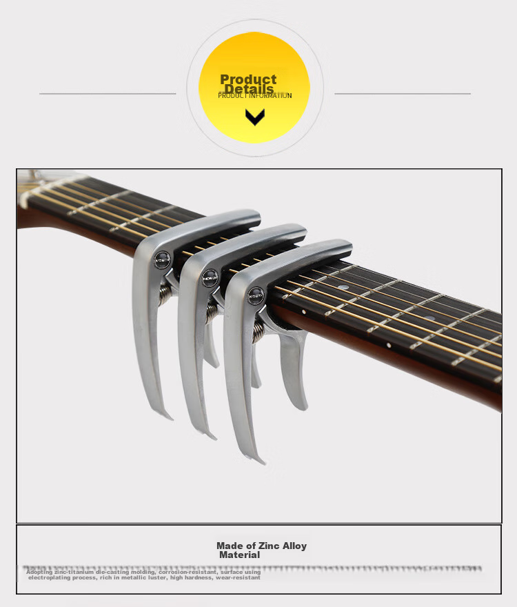 MOSEN MS-31G Tuning Clip, Guitar Ukulele Large Handle Style, Specialized Tuning Clip, Matte Finish 11