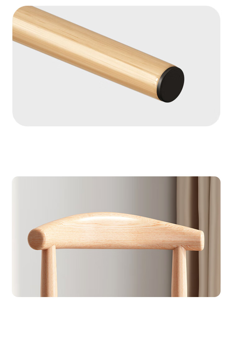 Huakaizhixing Chair, Backrest Dining Chair, Home Horn Chair, Nordic Office Chair, Creative Light Luxury Dining Table Chair, CY136 Coffee Color 15