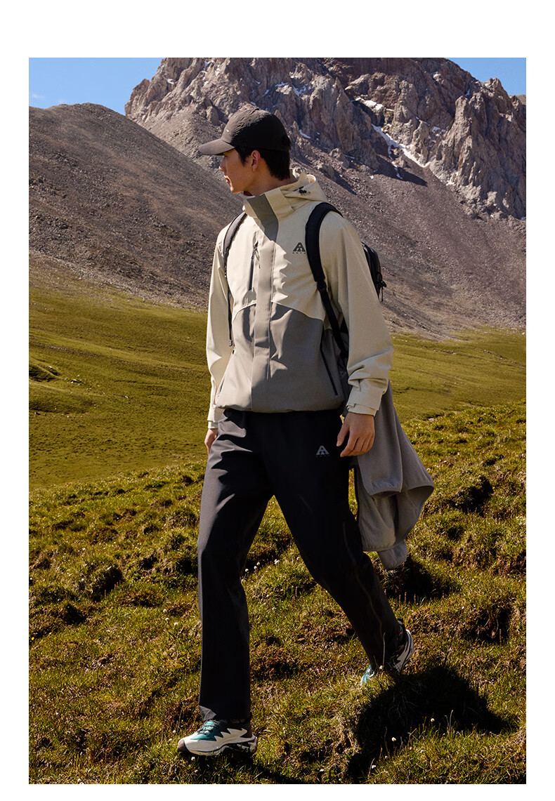 ANTA Water Shell Jacket | Dadi Zhike 3.0 Functional Three-In Jacket for Men, Windproof, Waterproof, Fleece-Lined, Two-Piece Set 11