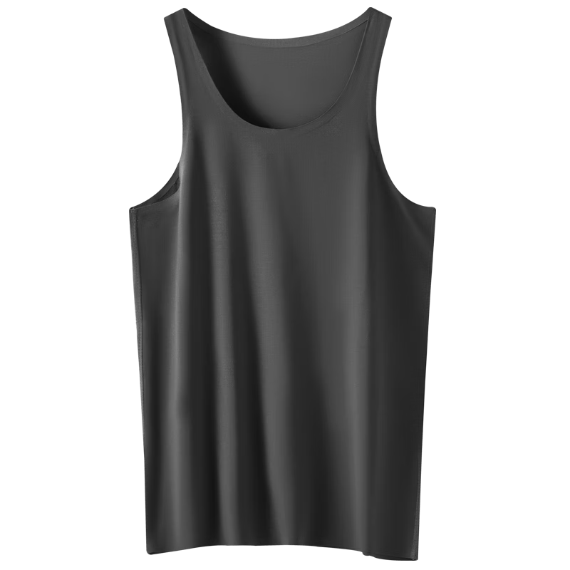 MiiOW Men's Tank Top, Ice Silk Lenzing Modal Sports Quick-Dry Undershirt, Summer Cool Breathable Seamless Sleeveless T-Shirt