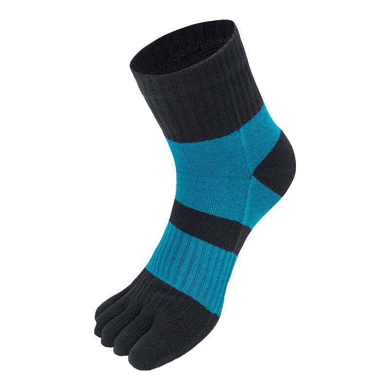 TFO Competition-Grade Five-Toe Outdoor Socks, Breathable Hiking Socks, Mountain Climbing Sports Toe Socks 2202417, Men's Style, Dark Gree