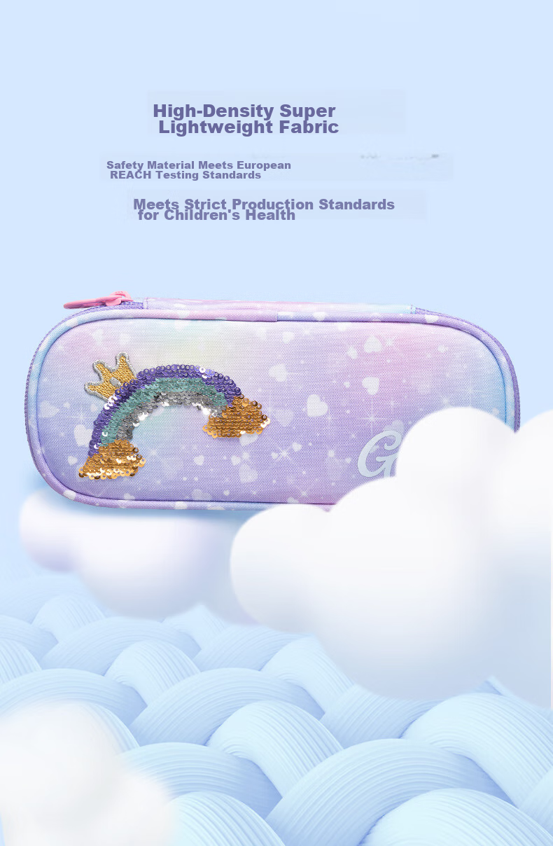 Gmt for kids Student Lightweight Organizer Pencil Case Children's Pencil Bag Elementary School Students Black Armor (Free Gift) 4
