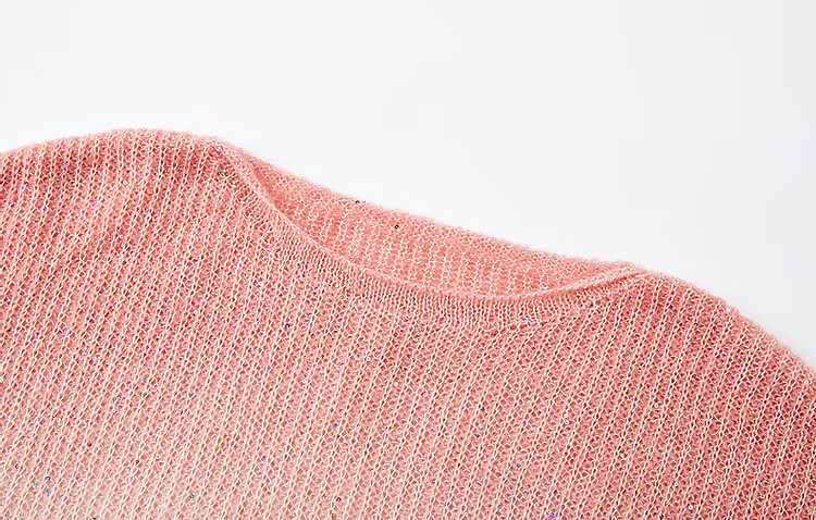 Dme [Dingdai'er Fashion] Autumn And Winter Artistic Gradient Wool Blend Sweater, Lazy-Fit Knitted Top for Wome 8