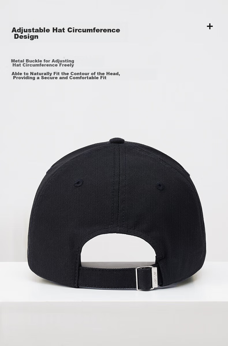 XTEP Baseball Cap for Men And Women, Stylish Breathable Hat, Duck Tongue Cap, Face-Slimming, All-Season Sun Protection Hat 5