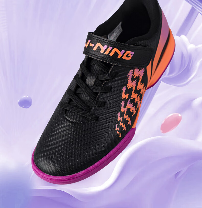 Li-Ning Soccer Shoes for Children Aged 6-12, TF Turf Cleats for Boys And Girls, Youth Professional Training And Competition Football Boots, Breathable Studs, Size 40 1