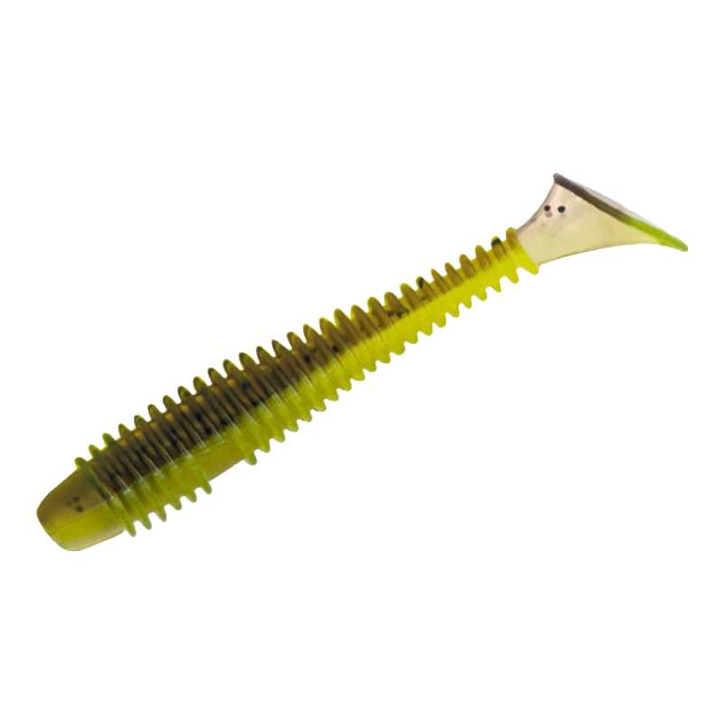 Guowangluya Soft Bait with Threaded T-Tail, Sea Fishing Root Bait for Freshwater Mandarin Fish, Lead Head Hook for Bottom Fishing And Lure Fishing