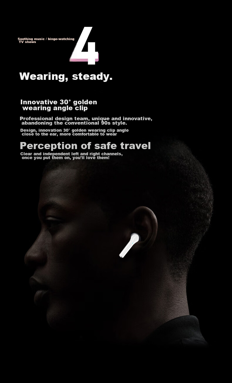 Newmine X9Pro Active Noise Cancelling In-Ear True Wireless Bluetooth Earphones High-Quality Sound Long Battery Life 25 Years New Model Top 10 Compatible with Apple Huawei Xiaomi Black 9