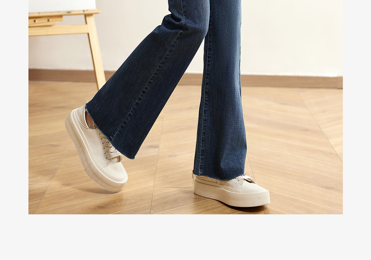 Halo Queen Women's Jeans, Spring And Autumn High-Waisted Pants with Frayed Hem Design, Elegant And Fashionable Slimming Long Trousers, New Product H143N1007 2