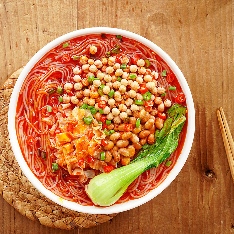 白家陈记 重庆酸辣粉非油炸方便粉丝85g*12桶装  夜宵零食整箱重庆风味