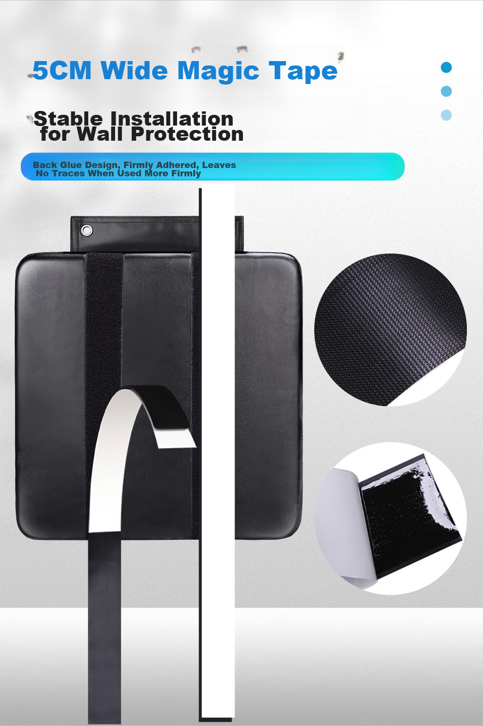 Jingpai Wall Target, Home Punching Bag, Wall-Mounted Sandbag, Boxing Target Training Equipment, Velcro Wall Target, White 4