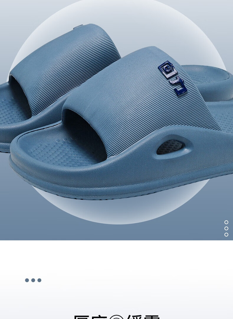 Huili Sports Fashion Slippers for Men, Versatile Indoor And Outdoor Soft Elastic Athletic Beach Sandals HL0183 Black Size 44 3