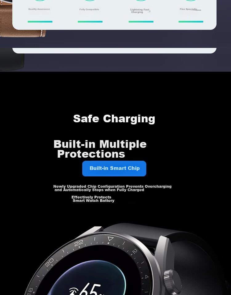 Watchbond Compatible Charging Cable And Charger for Huawei Watch GT6, Suitable for GT5/5pro/4/3/2/buds/watch4/3/2pro/Runner/cyber, Magnetic Fast Charging Dock 7