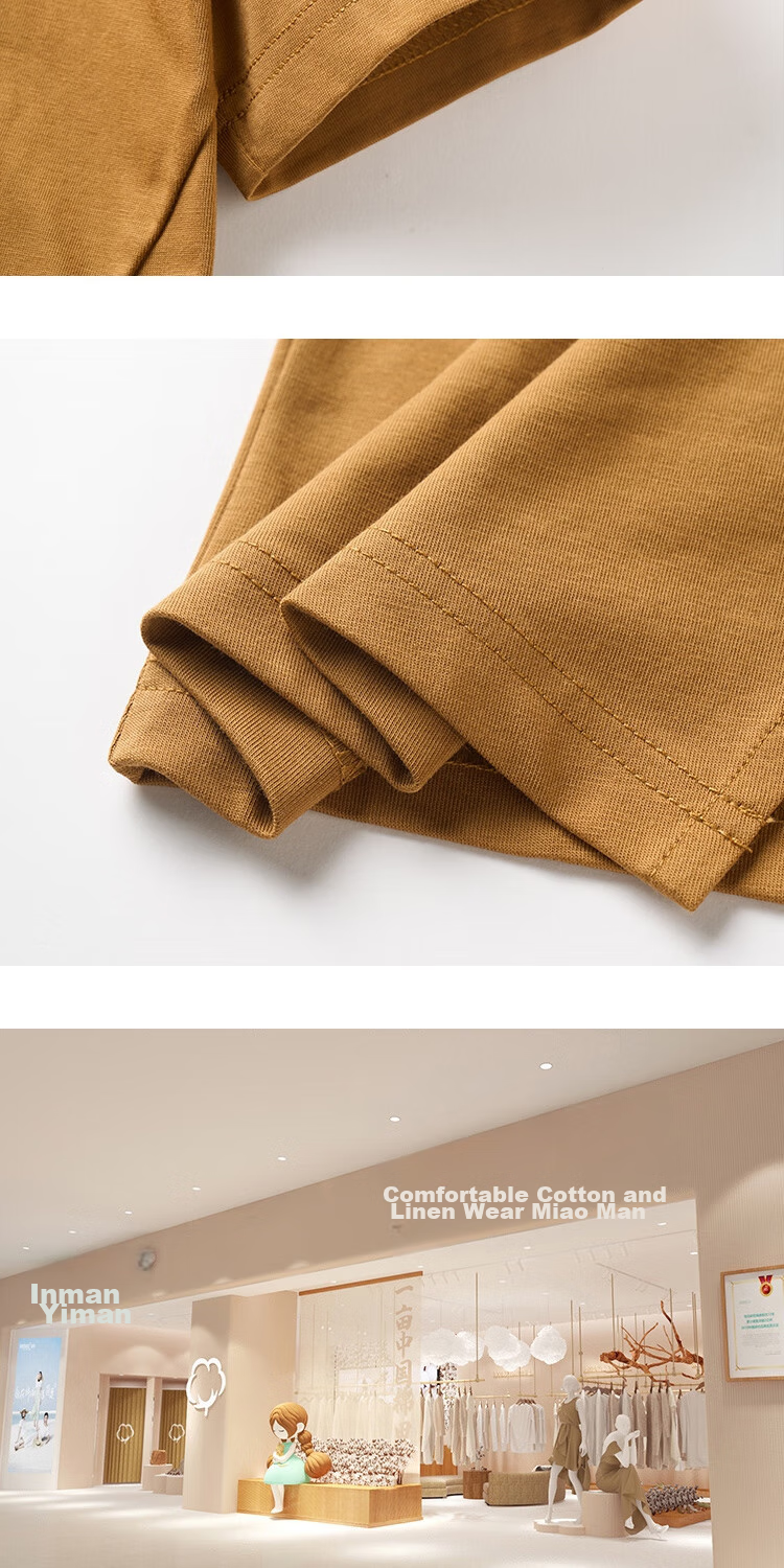 INMAN INMAN [Runway Style] Suolona Round Neck Solid Color T-Shirt for Women, Summer 2026 Irregular Top, Crescent White, Size S 16