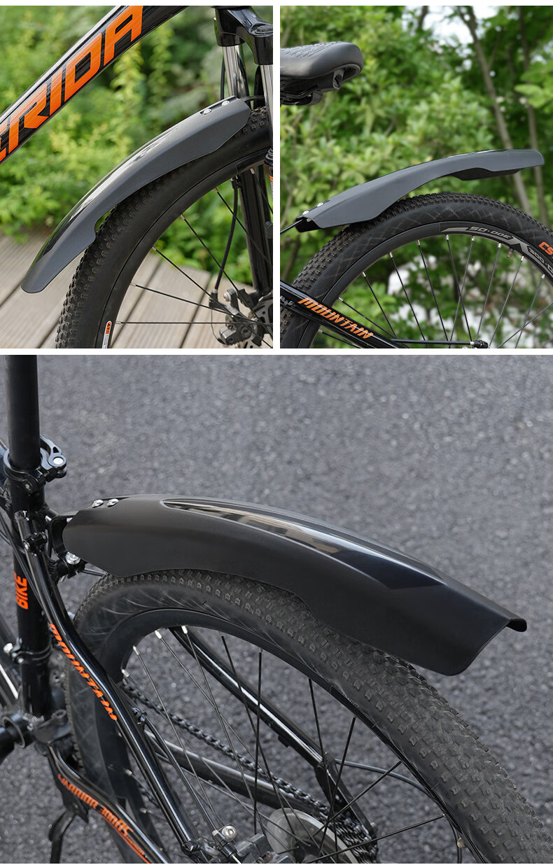 Siwangongli Mountain Bike Mudguard, Bicycle Front Mudguard, Fully Enclosed Bicycle Rear Wheel Mudguard, Universal Accessories Set 6