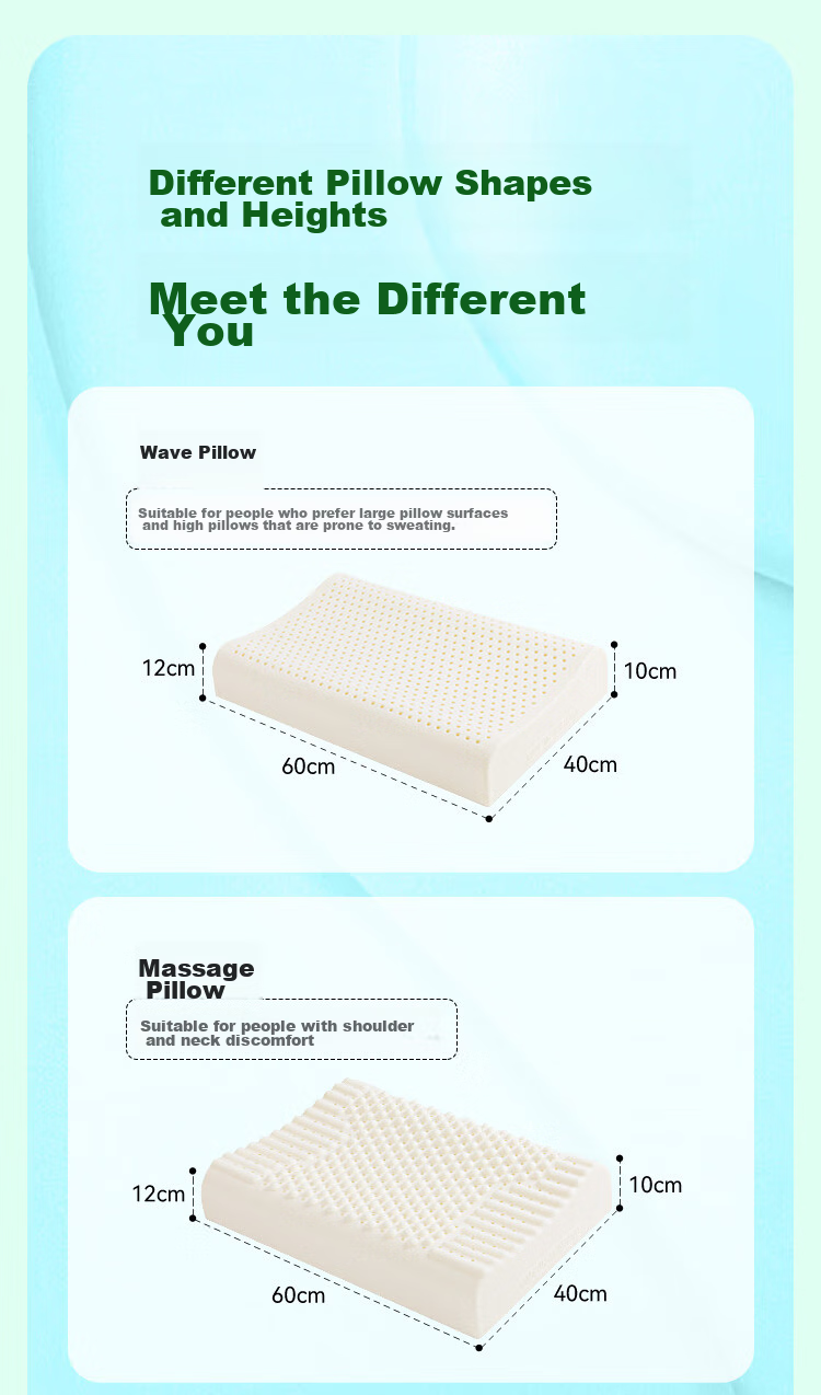 Jinxiangshu, Imported Cervical Pillow from Thailand, Rubber Pillow, 93% Natural Latex Pillow, Thai-Style Pillow, Breathable Wave Pillow, Gift Box 9