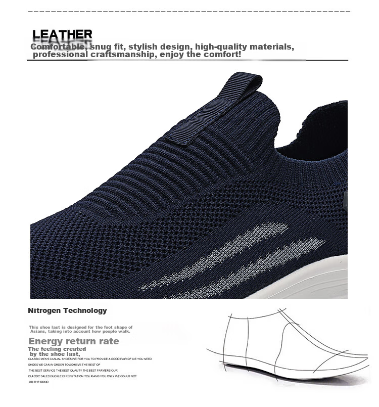 Warrior Casual Shoes for Men, Breathable Mesh Shoes, Lightweight Soft-Soled Running Sneakers, WXY(ZA)-3150, Black, Size 39 20
