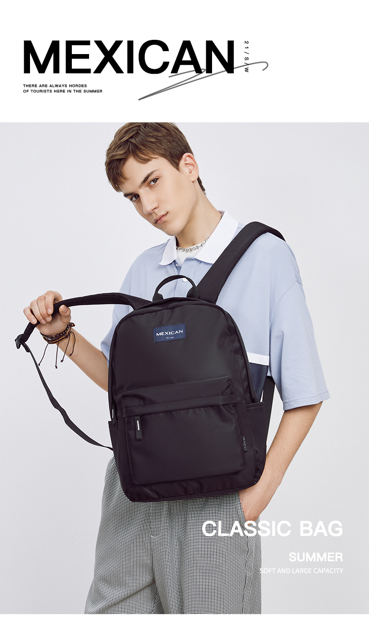 MEXICAN Backpack for Men And Women, Large Capacity Fashionable Casual Travel Laptop Bag for High School, College And Middle School Students 2