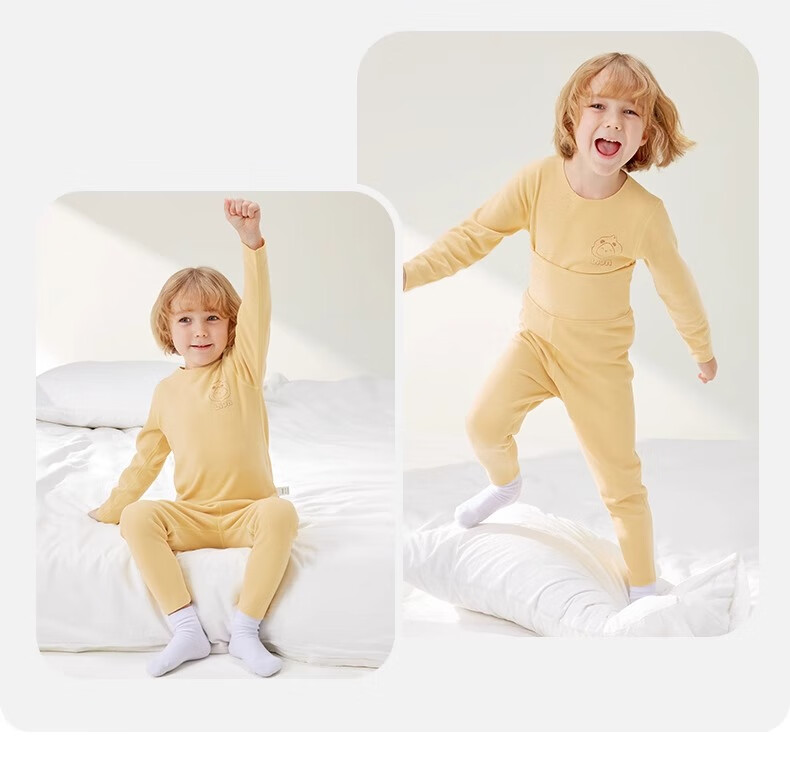 Betis Thermal Velvet Children's Warm Underwear Heating Baby Sleepwear Autumn Clothes Set Autumn Winter Boys Girls 25
