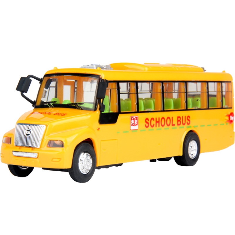 BIG TAYLOR Bus Toy, Realistic School Bus, Children's Toy Car Model, Birthday Gift for Boys Aged 3-6