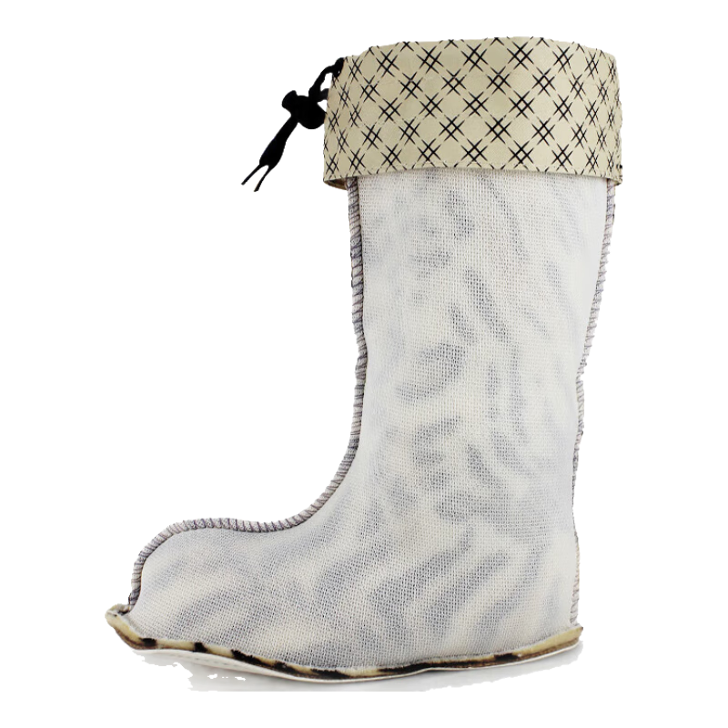 Warrior Warrior Women's Mid to High-Top Cotton Rain Boot Inner Liner, 8863 Mid-Top Fleece Liner, Size 40 (Fleece Liner Only, No Shoes)