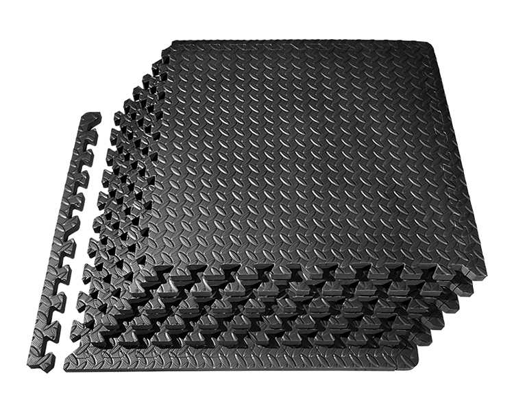 PROIRON Puli'ai Gym Floor Mat, Exercise Mat, Treadmill-Specific Soundproof Mat, Floor Pad, 2 Cm Thick, 6 Pieces 3