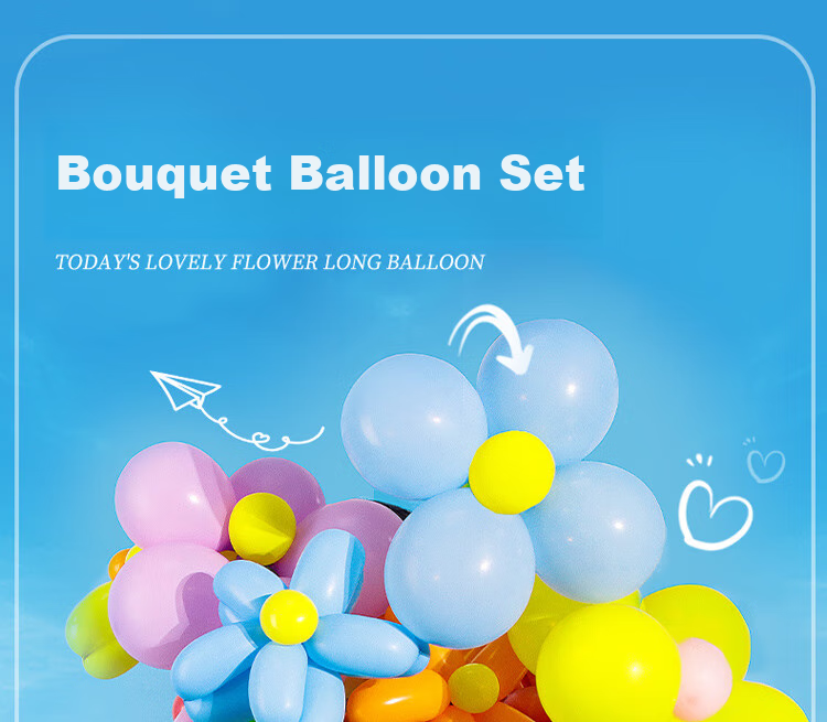 Jidukongjian Balloon Graduation Photo Props, Decorative Birthday Gift Bouquet Balloons, Proposal Confession Props, Birthday Scene Setup 1