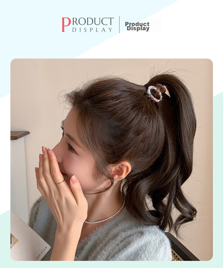 CHIMERA 2 Small Size Shawl Hair Claw Clips, French Half-Updo Back of Head Hair Clips, Bangs Clips, Hair Accessories for Women, Mid-Autumn Festival Gift 20