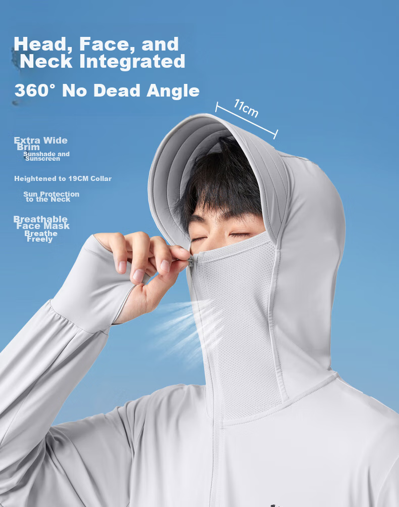 CAMEL Ice Mountain Sun Protection Clothing 1.0 Men's UV-Resistant Original Yarn Cool Breathable Quick-Dry Jacket, Summer M13BA03100B 7