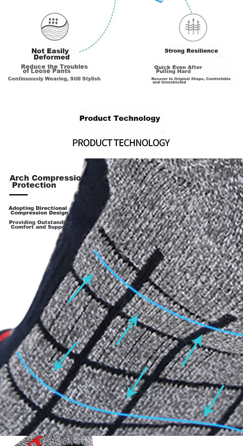 ALPINT MOUNTAIN Ermont Outdoor Hiking Socks for Men, Professional Mountaineering Socks, CoolMax Mid-Calf Quick-Drying Breathable Sports Socks 4