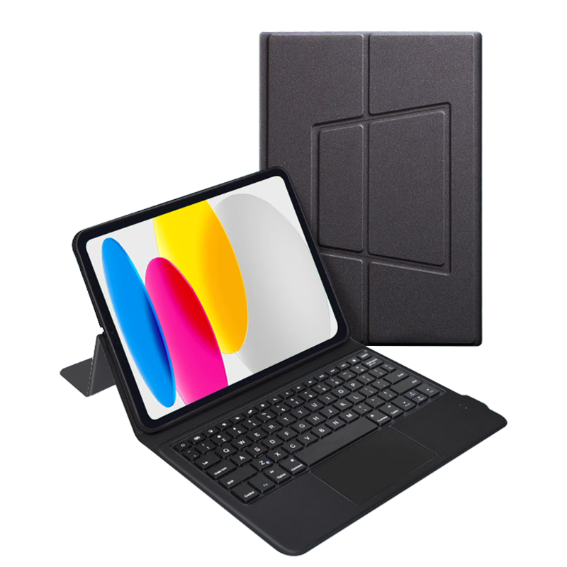 Smorss Compatible with Apple 2022 IPad 10th Generation, 10.9-Inch 2025 Model, 11-Inch Bluetooth Magic Keyboard Case, Smart Integrated Keyboard And Touchpad Mouse
