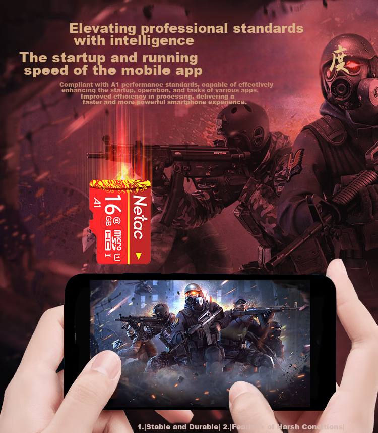 Netac 16GB TF (MicroSD) Memory Card U1 C10 A1 Classic Chinese Style Edition Read Speed 98MB/s Dash Cam & Smartphone Dedicated Memory Card 3