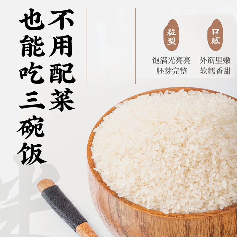 七河源越光米2.5kg 东北大米长粒米 5斤装双层包装 小长粒米 一级粳米