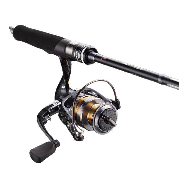 GW Sulong Second Generation Lure Rod Straight Handle 2.1m ML Action Spinning Reel Bass Mandarin Fish Topmouth Culter Lure Rod Set
