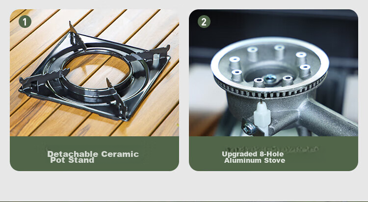 OFEIS Portable Stove, Explosion-Proof Outdoor Stove, Magnetic Stove, Camping Stove, Kasha Stove, Wilderness Gas Stove 11