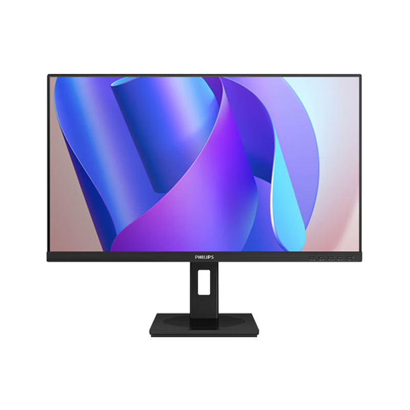 PHILIPS 27-Inch 4K Monitor, IPS Type-C65W, Built-In Speakers, Low Blue Light, Rotatable And Height-Adjustable, PBP Split-Screen, Office Computer Display Screen, 27B1U3900L