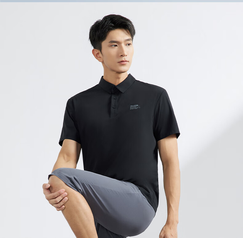 361° Men's Short Sleeve T-Shirt Spring Summer Polo Shirt Sportswear Fitness Loose Ice Silk Sun Protection 652524103D-6 31
