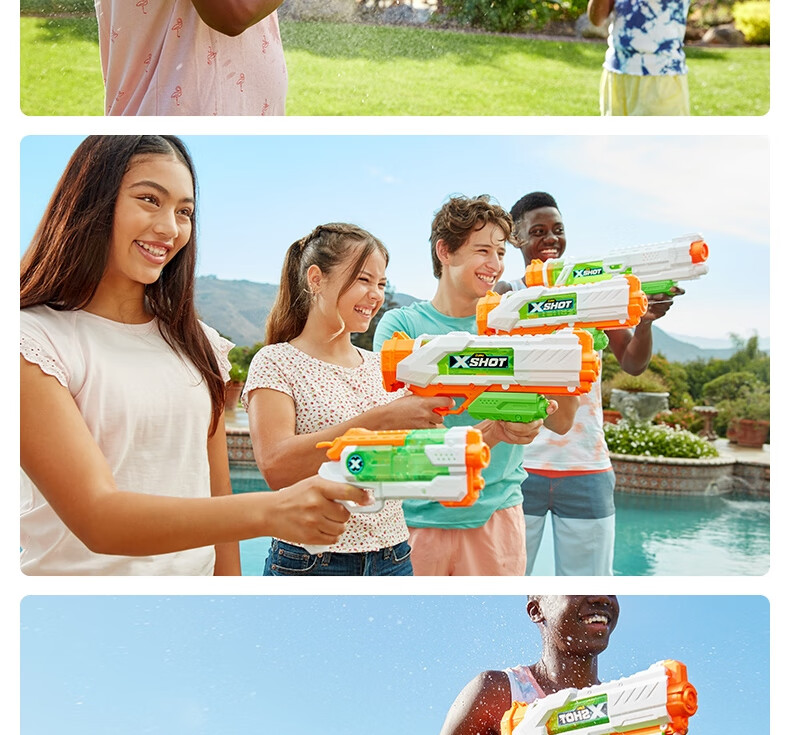 ZURU X Special Attack Giant Wave Swallower Quick-Refill Water Gun + Sneaker Small Quick-Refill Water Gun Set 11