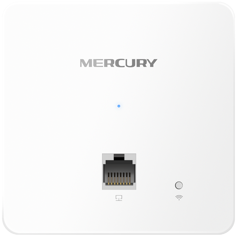 MERCURY 1200M Dual-Band Wireless Panel AP, Enterprise-Grade Hotel Whole-House WiFi Access Point, Gigabit Port, Supports POE Power Supply MIAP1200GP