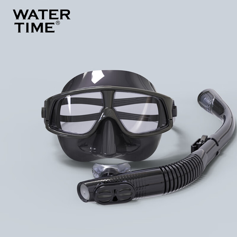Маска для подводного плавания WATERTIME, полный комплект для дайвинга, система сухого дыхания, для взрослых, для плавания и дайвинга