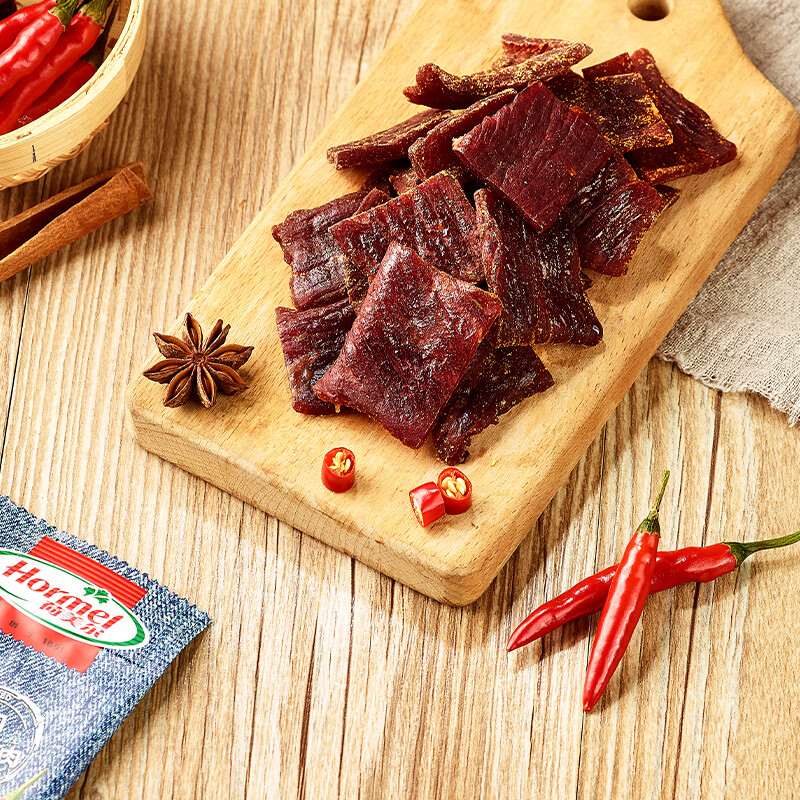 荷美尔（Hormel） 轻享薄切牛肉干撩辣35g/袋*3 健康轻食零食熟食香辣牛肉片肉脯