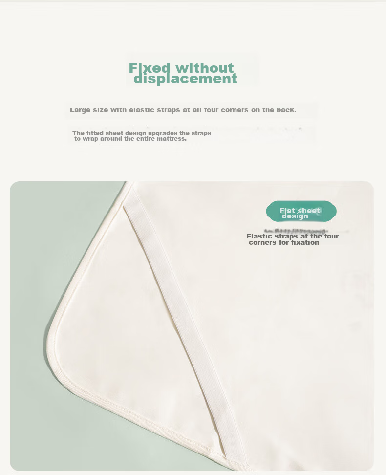 Cotton Center Washable Cotton Bed Pad, Baby Pure Cotton Bed Sheet, Newborn Breathable Nursing Pad, Large Size Diaper, Menstrual Pad, 1.8m 10