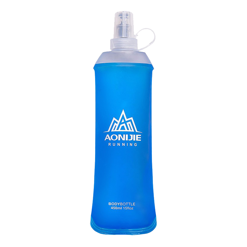 AONIJIE Outdoor Hydration Bladder, Hiking Soft Water Bottle, Running Portable Off-Road Water Bag, Cycling And Trekking Soft Water Bag, 450ML