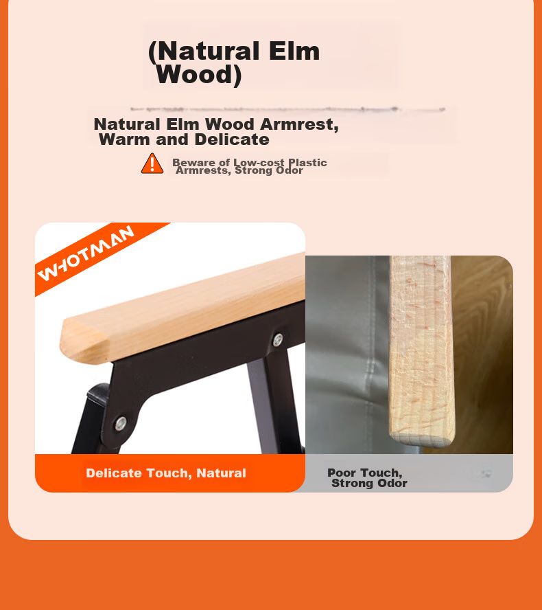 Woteman (WHOTMAN) Kmiti Chair, Outdoor Folding Chair, Portable Camping Equipment, Fishing Chair, Beach Armchair 3